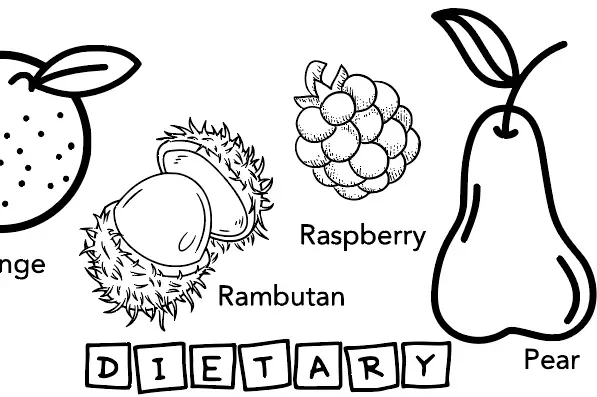 fruits, plants and flowers
